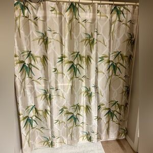 Elegant Bamboo Print Curtain
